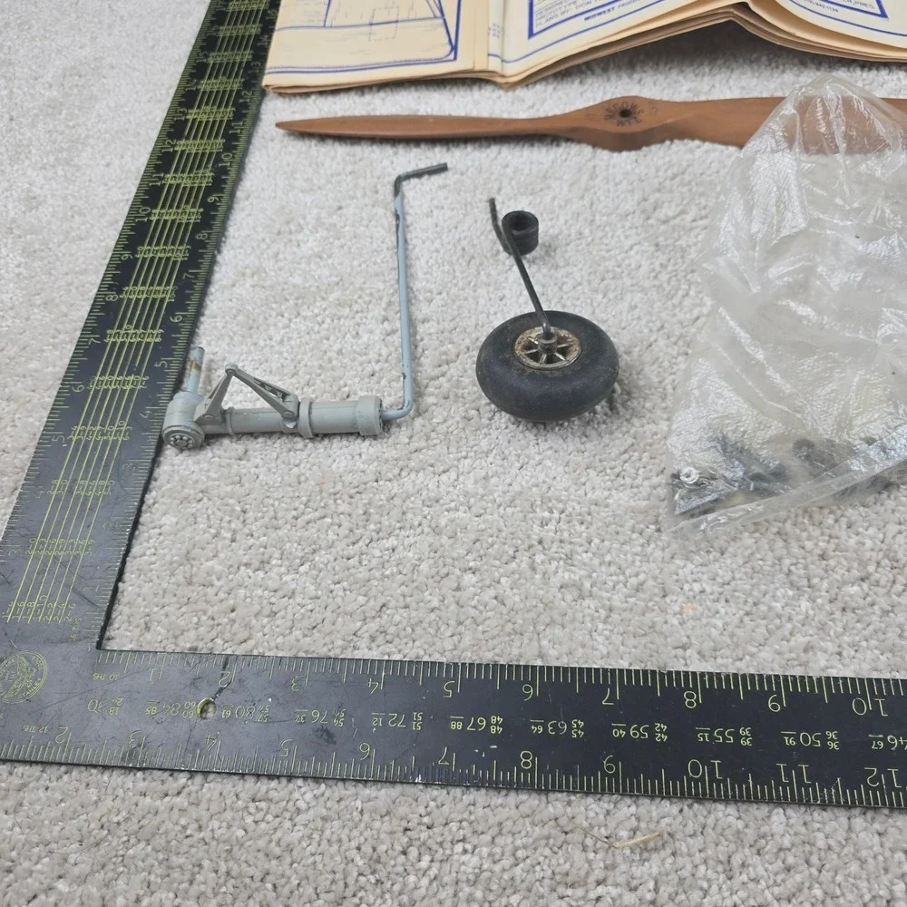 Midwest Twin Stik RC Airplane Parts Manuals Propeller Landing Gear Extra-500 Lot
